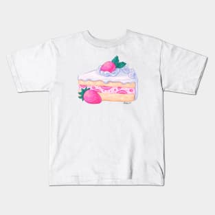 Strawberry Cake Kids T-Shirt